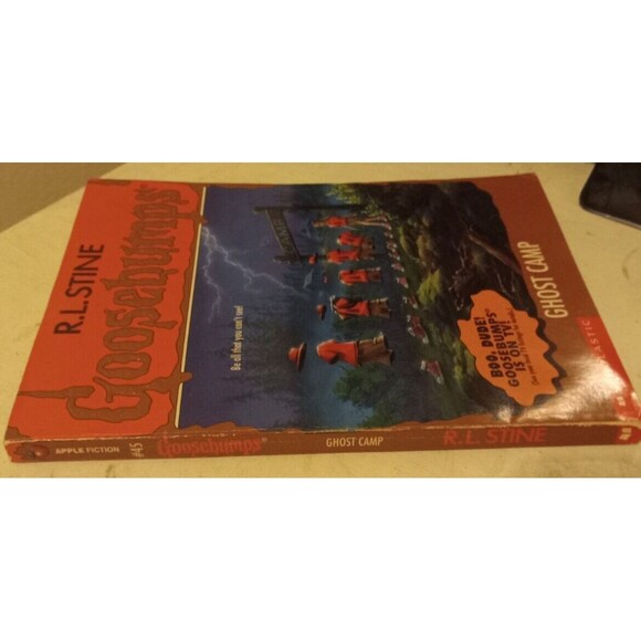 R.L. Stine's Goosebumps Book #45 Ghost Camp Preowned - Picture 3 of 8